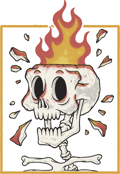 Burning Skeleton
